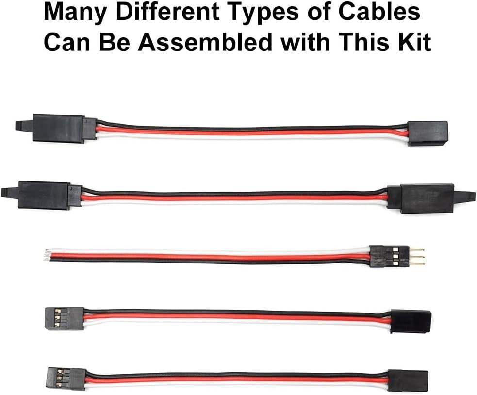 RC Servo Connector Kit with Crimping Tool