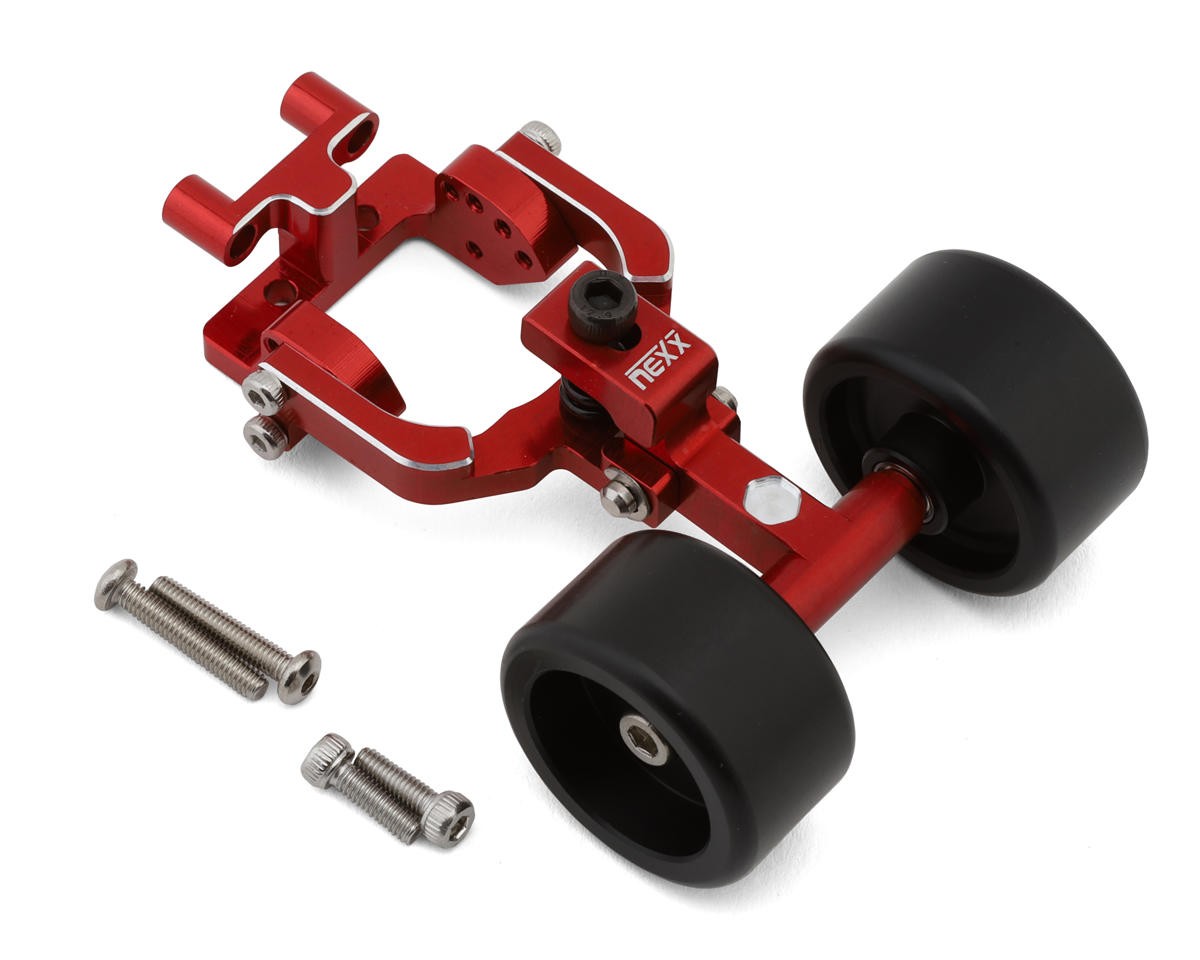 NEXX Racing Arrma® Typhon Grom Aluminum Wheelie Bar Assembly (Red) [NX-545-R]