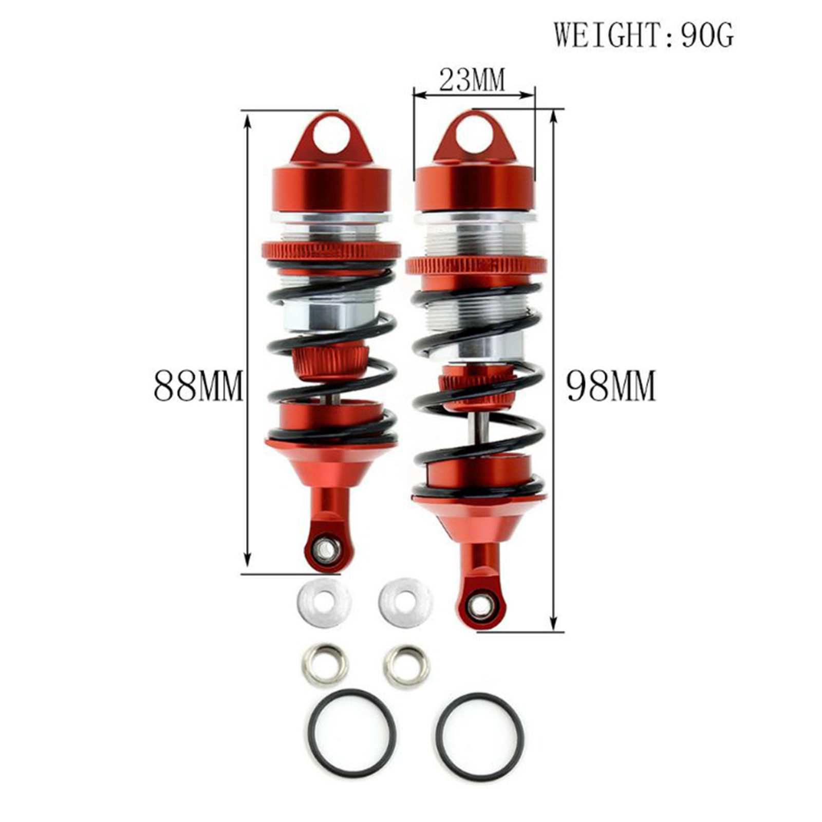 Shock Absorber Metal for ARRMA 1/7 LIMITLESS INFRACTION FELONY