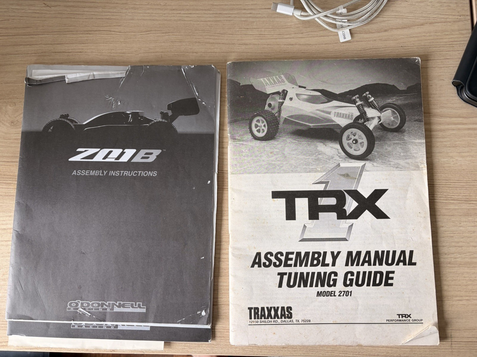 Traxxas TRX-1 Instruction Manual And Original Decals!