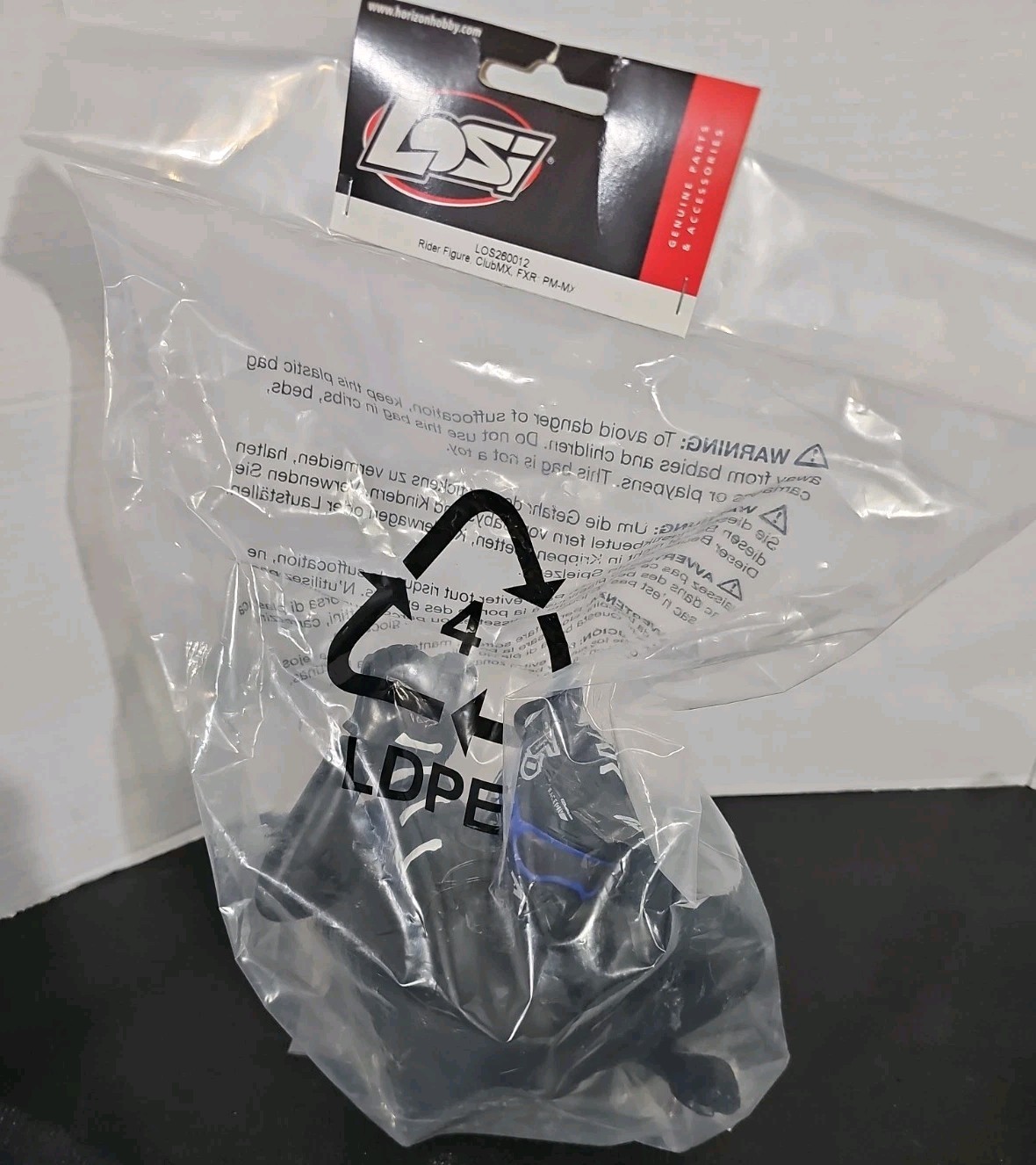 New Losi Promoto-MX SM Rider Figure (Club MX, FXR) LOS260012