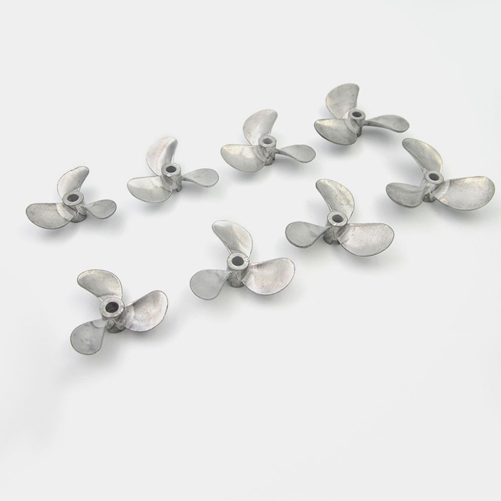 Right Left Hand 4mm Shaft 3-Blades Metal Propeller Prop 28-48mm fr Scale RC Boat
