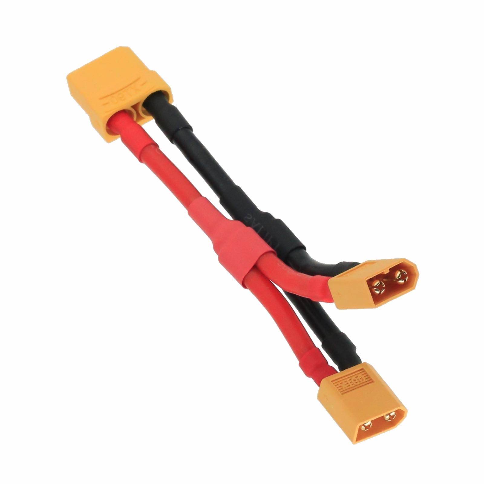 Parallel Wire XT90 1 Female to 2 Male XT60 10AWG 5CM+5CM Y Cable