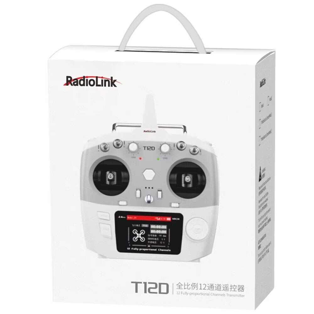 RadioLink T12D 12 Channels RC Transmitter 2.4GHz Remote Control for Drone RC Car