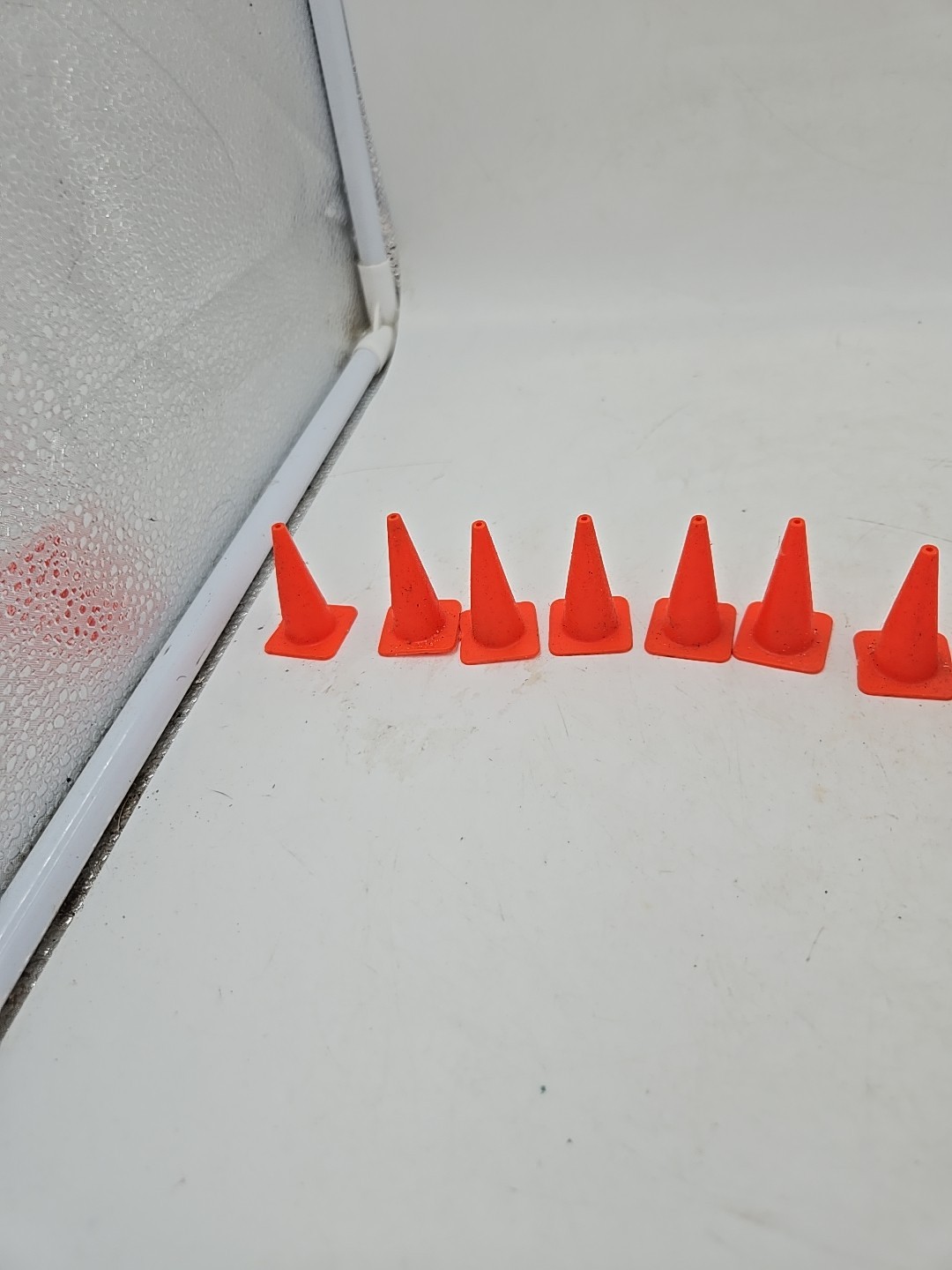 12 1 1/2 inch Orange Cones for RC Racing Traffic Cones
