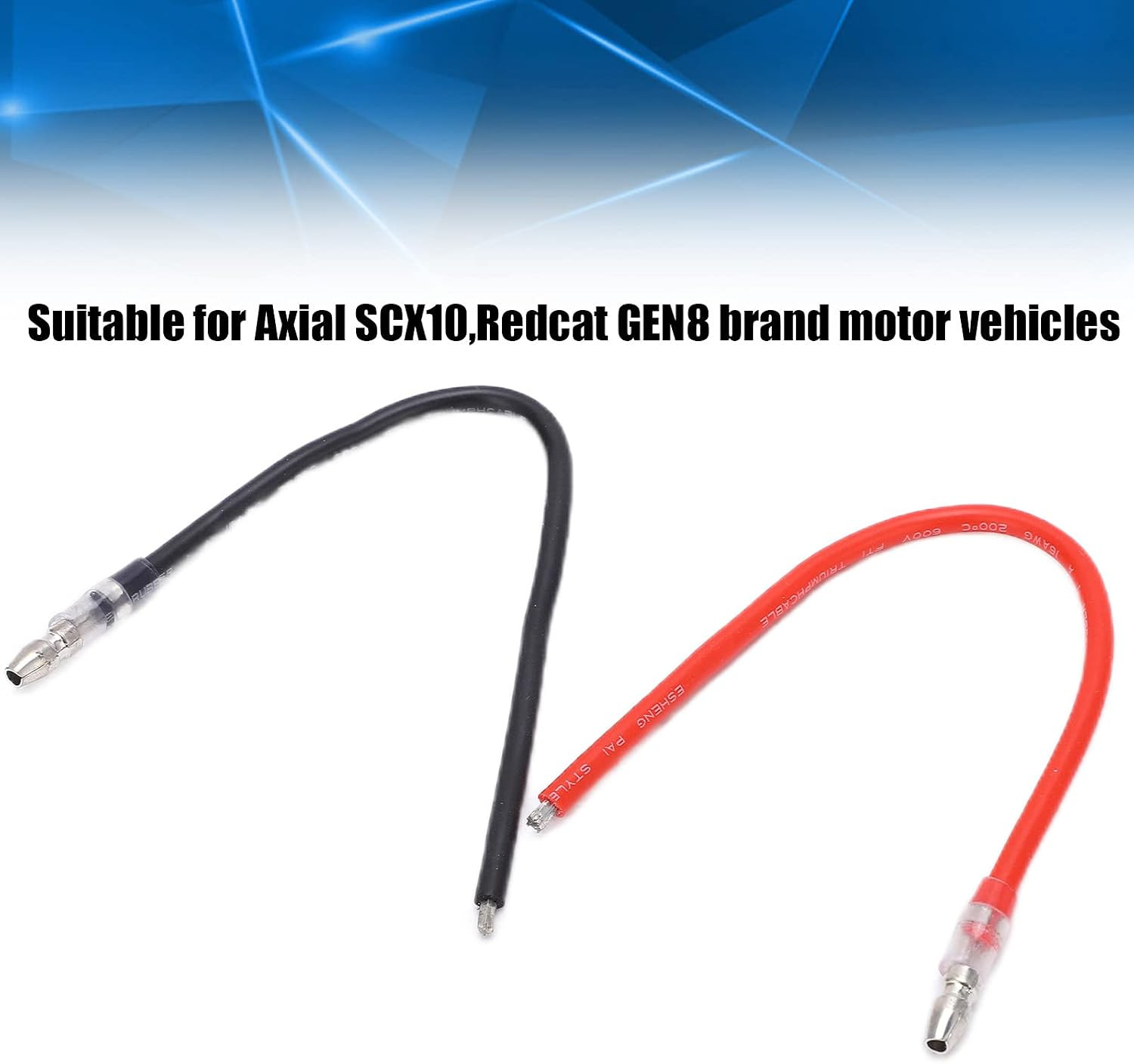 10Pcs RC Motor Cable,Rc Brushed Motor 4Mm Banana Plugs Connector Extension