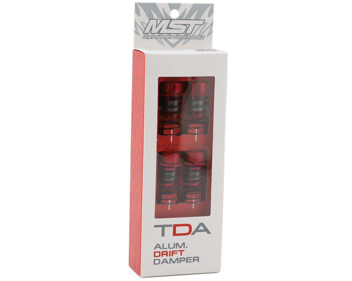 MST TDA Aluminum Drift Shocks (Red) (4) [MXS-820150R]