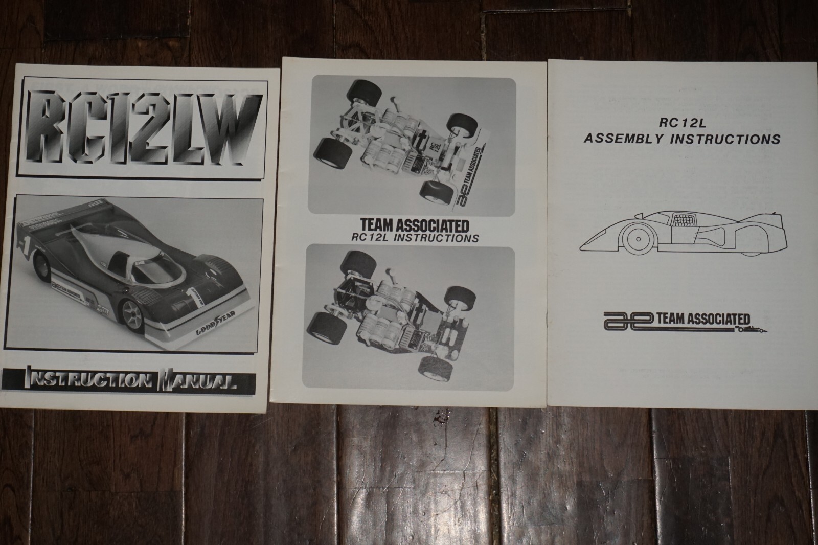 Vintage Team Associated RC12L RC12LW Instruction Manual Catalog Lot RC