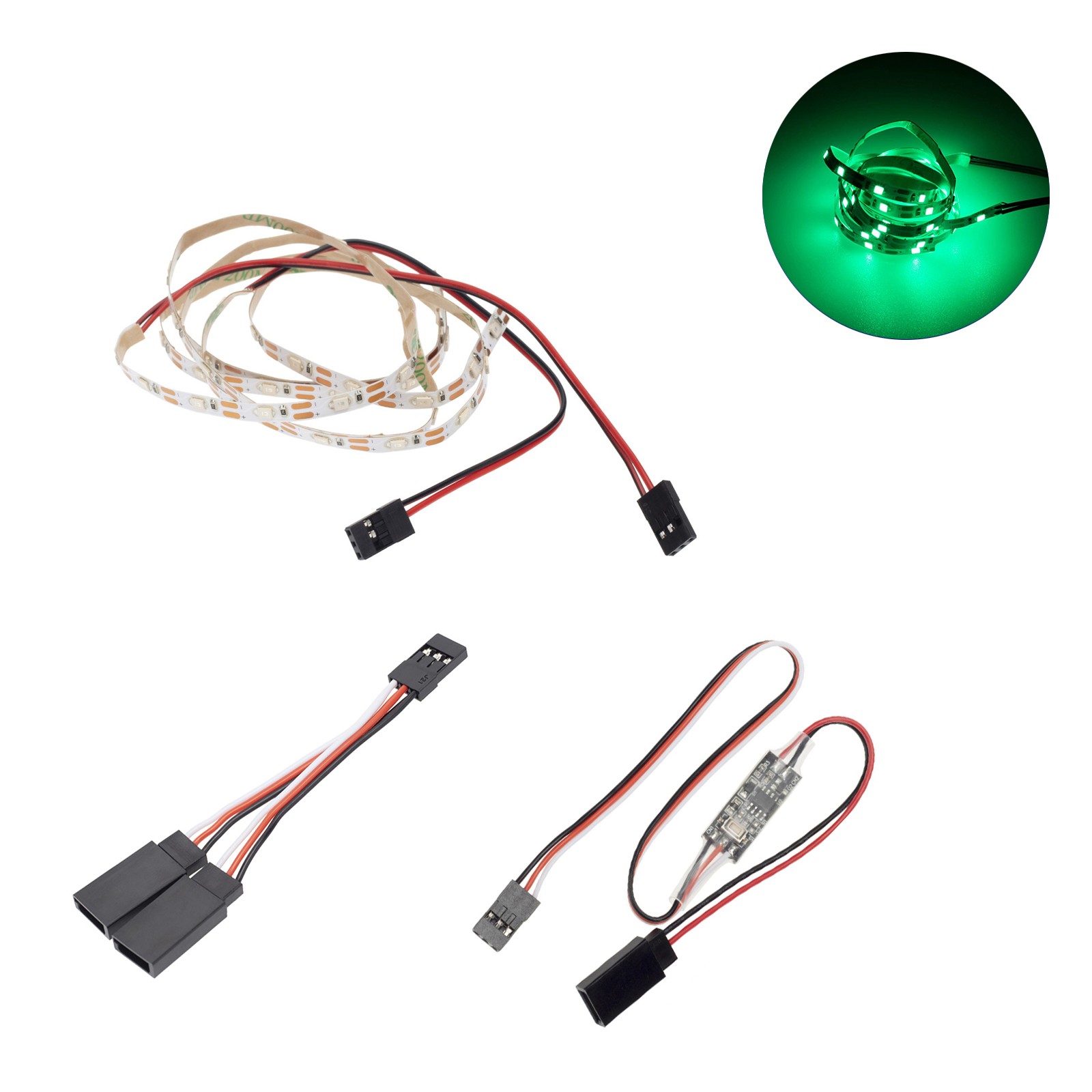 5-8V RC Fixed Wing Airplane Flying Wing Plane Remote Control LED Light Strip[