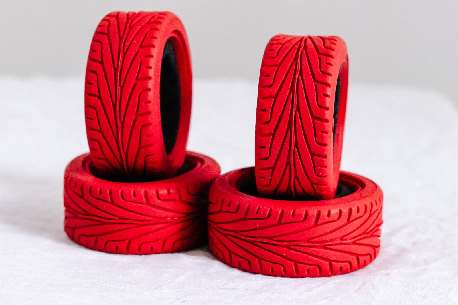 NBRC “Skids” 1/10 Onroad Racing RC Touring Car Tires Blue, Green, Red Nitro Oval