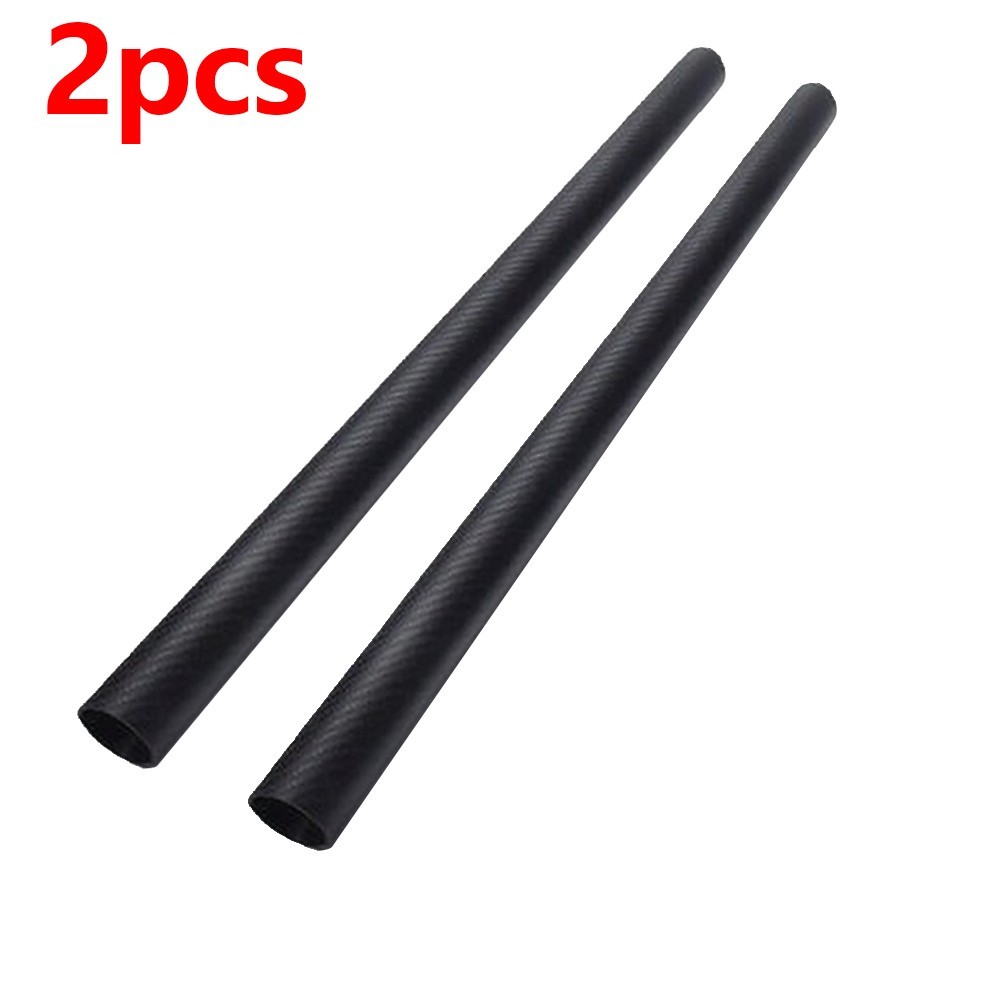 2pcs 500mm Carbon Fiber Tube 3K Roll Wrapped Round Carbon Tubes For Quadcopter