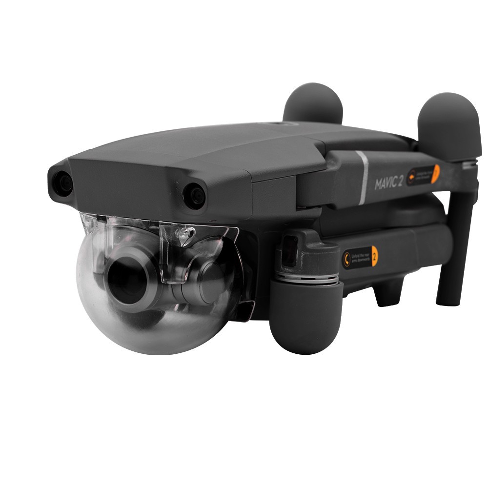 Transparent HD Gimbal Camera Lens Sun Hood Cap Cover For DJI MAVIC 2 PRO Drone A