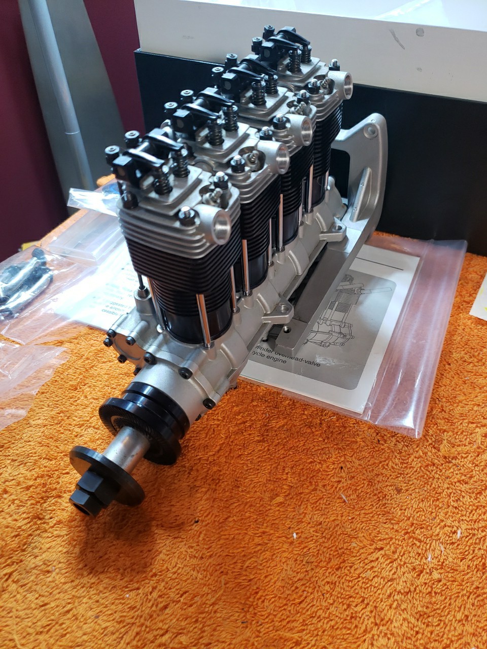 OS Engine – OS IL-300 Four Cylinder Inline Four Stroke RC Motor – New