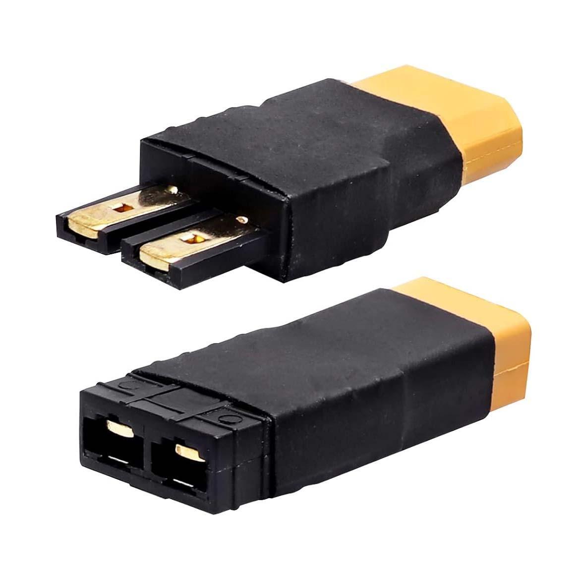 4pcs XT60 to TRX Adapter Female Male Connector Plug for RC Battery ESC Charger