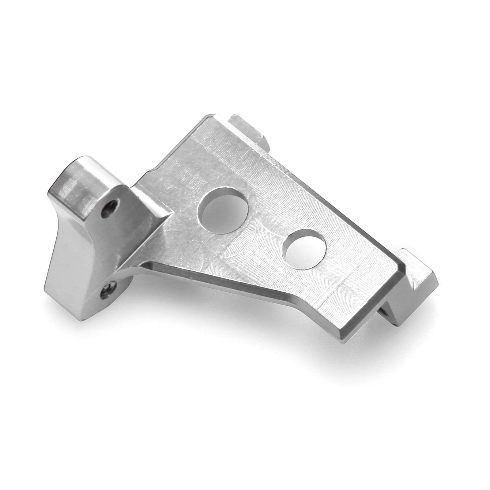 Sliver Gear Box Diff Lock Servo Mount Metal For Traxxas TRX-4 1/10 RC Car A