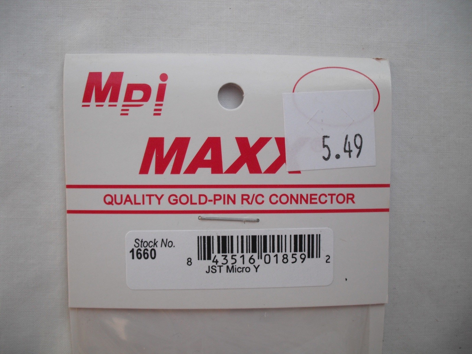 Lot of 4 Maxx Products Mpi 1660, JST Micro Y, Connector Cable Wire, R/C Airplane
