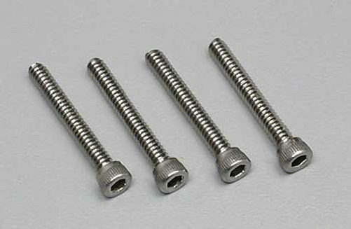 Dubro 3121 Stainless Steel Socket Cap Screw 6-32×1″ (4)