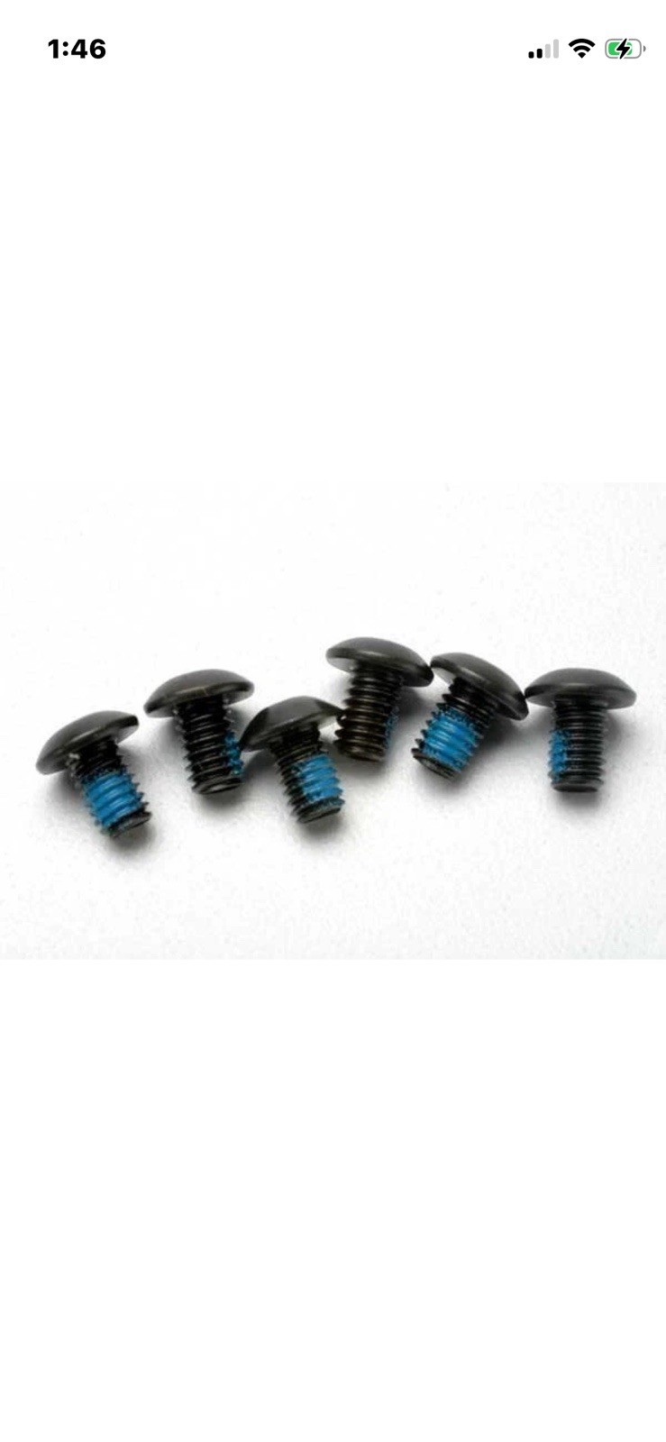 Traxxas 3939 Screws, 4x6mm button-head machine (hex drive) (6) (3 packs!)