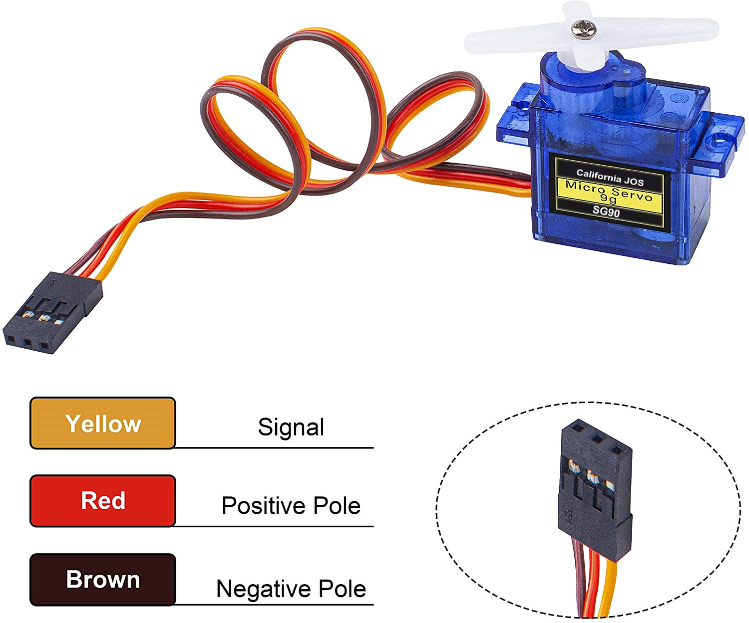 5pcs 9G SG90 Micro Servo Motor For RC Robot Helicopter Aircraf Airplane Car Boat