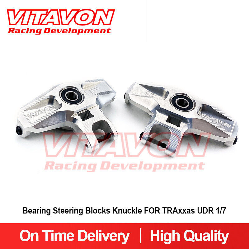 VITAVON CNC Alu7075 Bearing Block Front Knuckle for TRAXXAS UDR 1/7