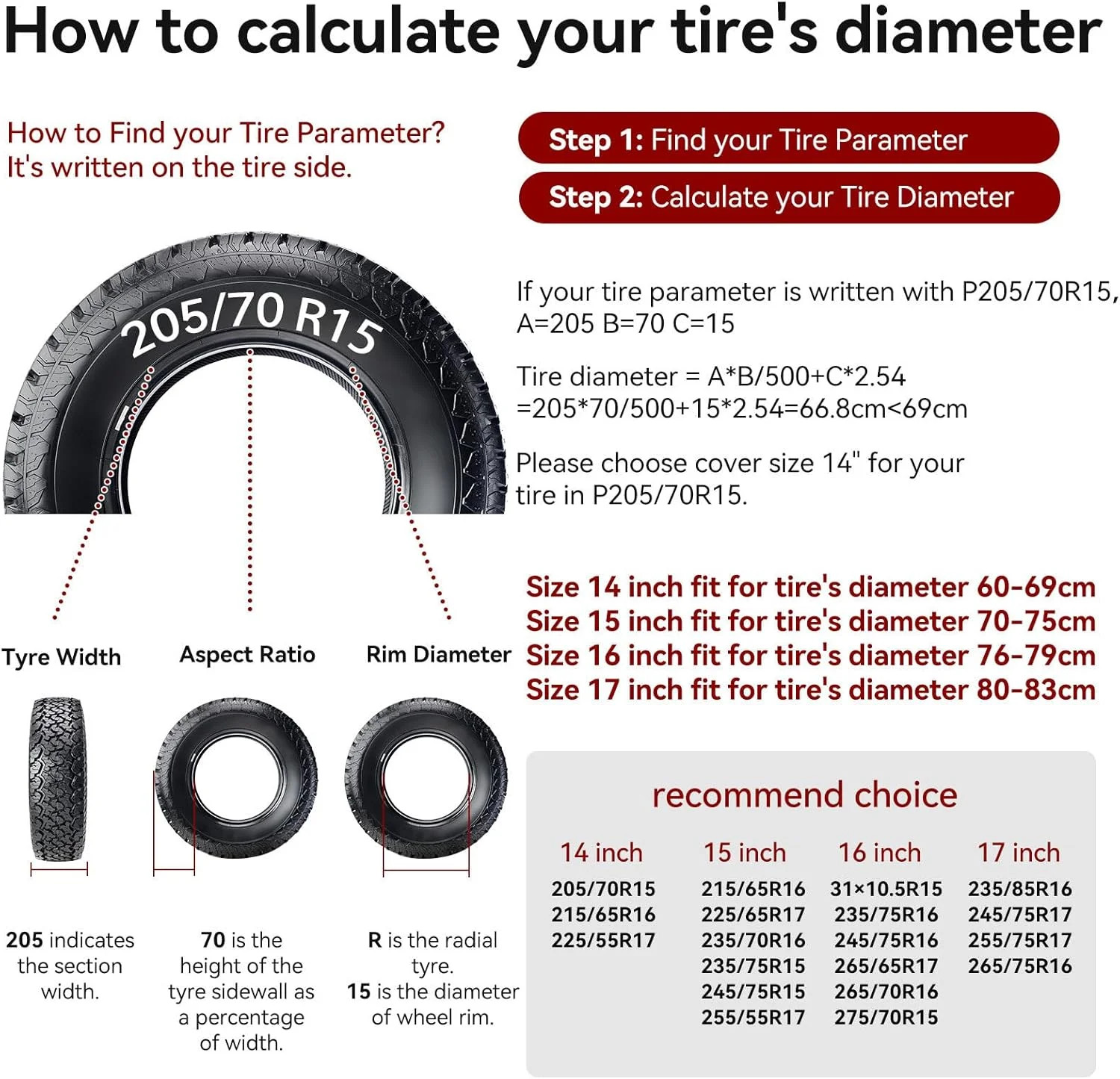 Mountains Natural Scenery Spare Tire Cover Wheel Protector Weatherproof Wheel Co