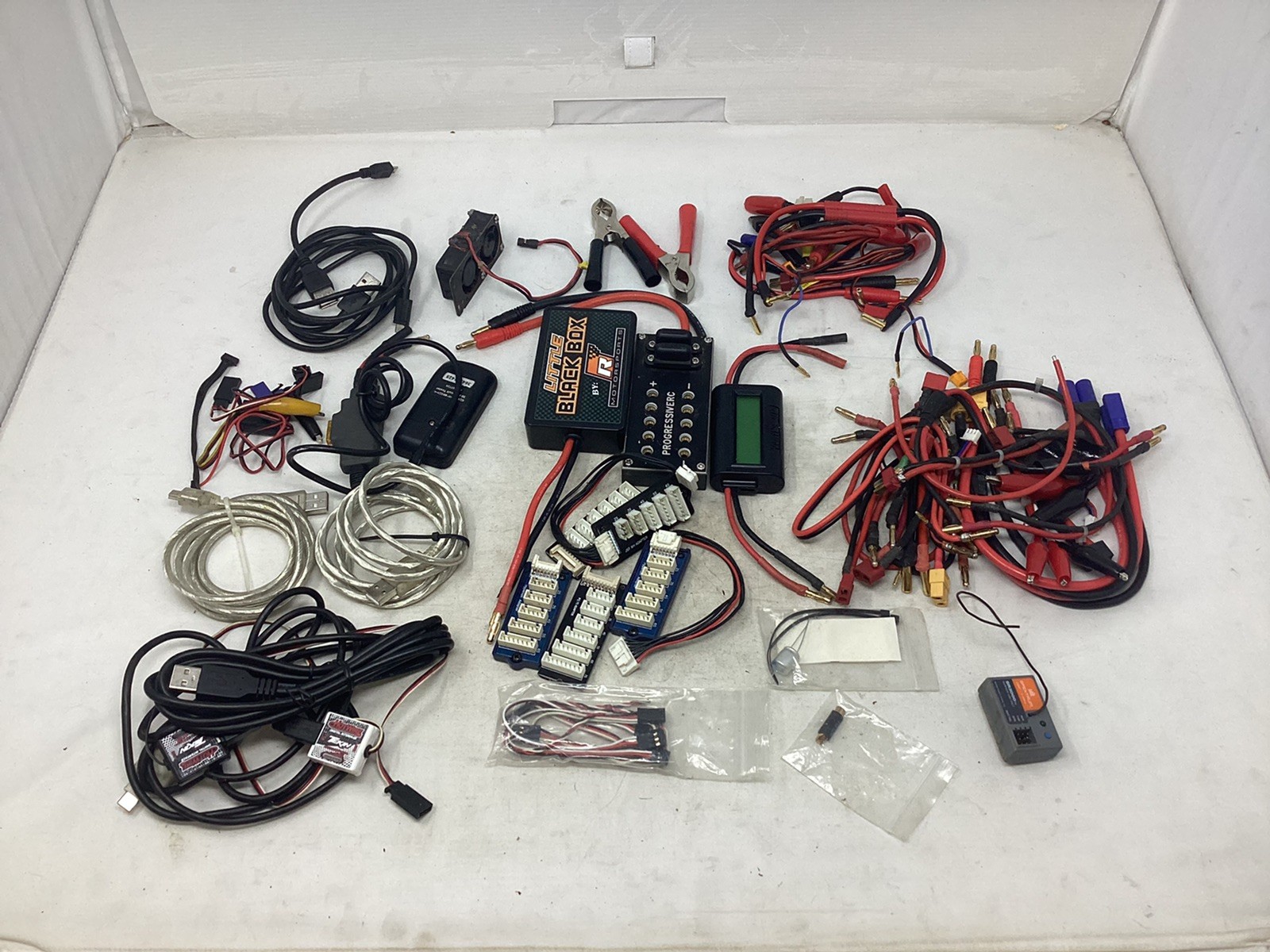 Wire Lot Adapters Tekin Hot Wire Black Box Rc10 Oval Pan Car Box6