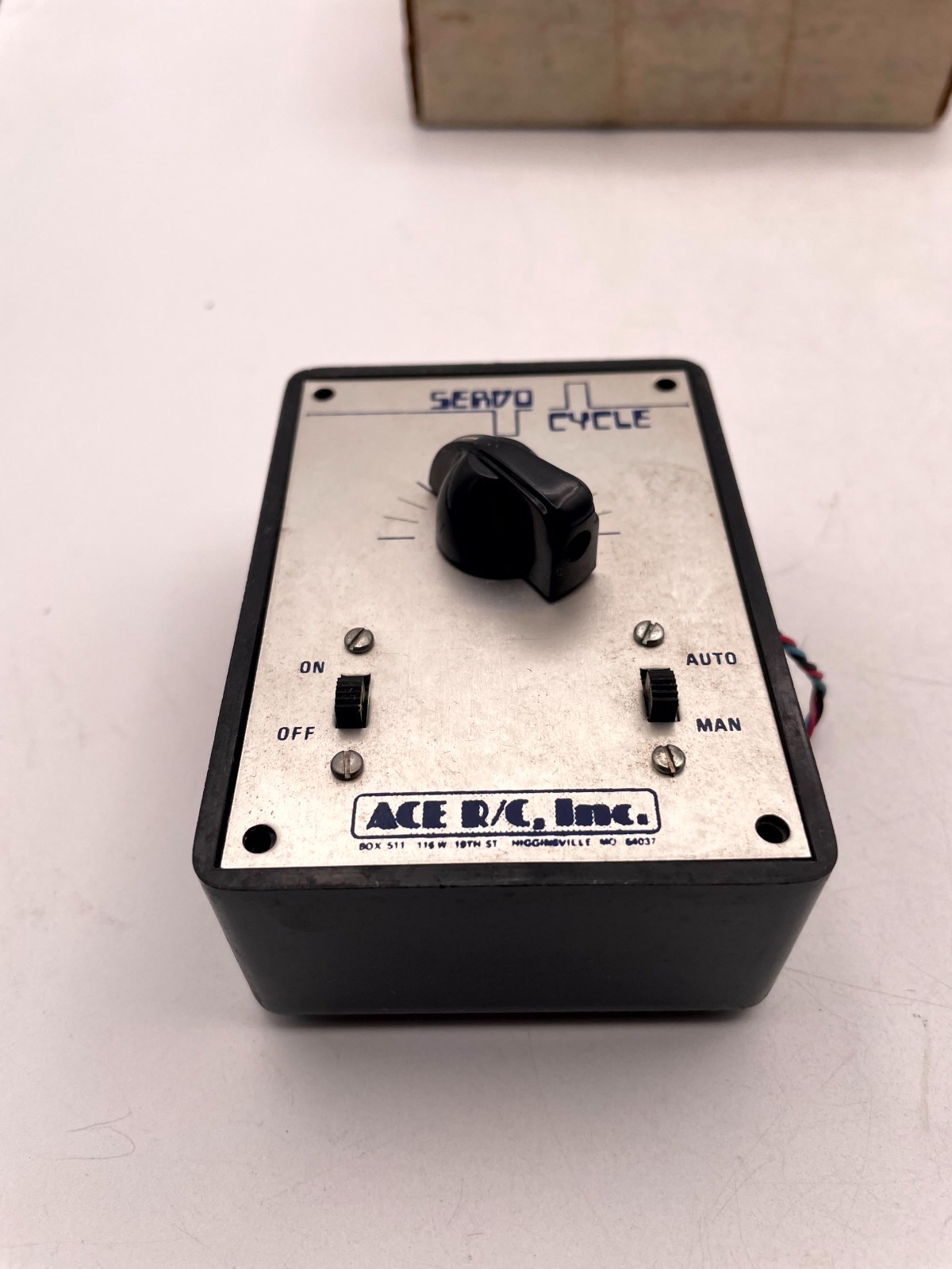 Vintage Ace R/C Servo Cycle Controller Kit Silver & Black Automatic and Manual