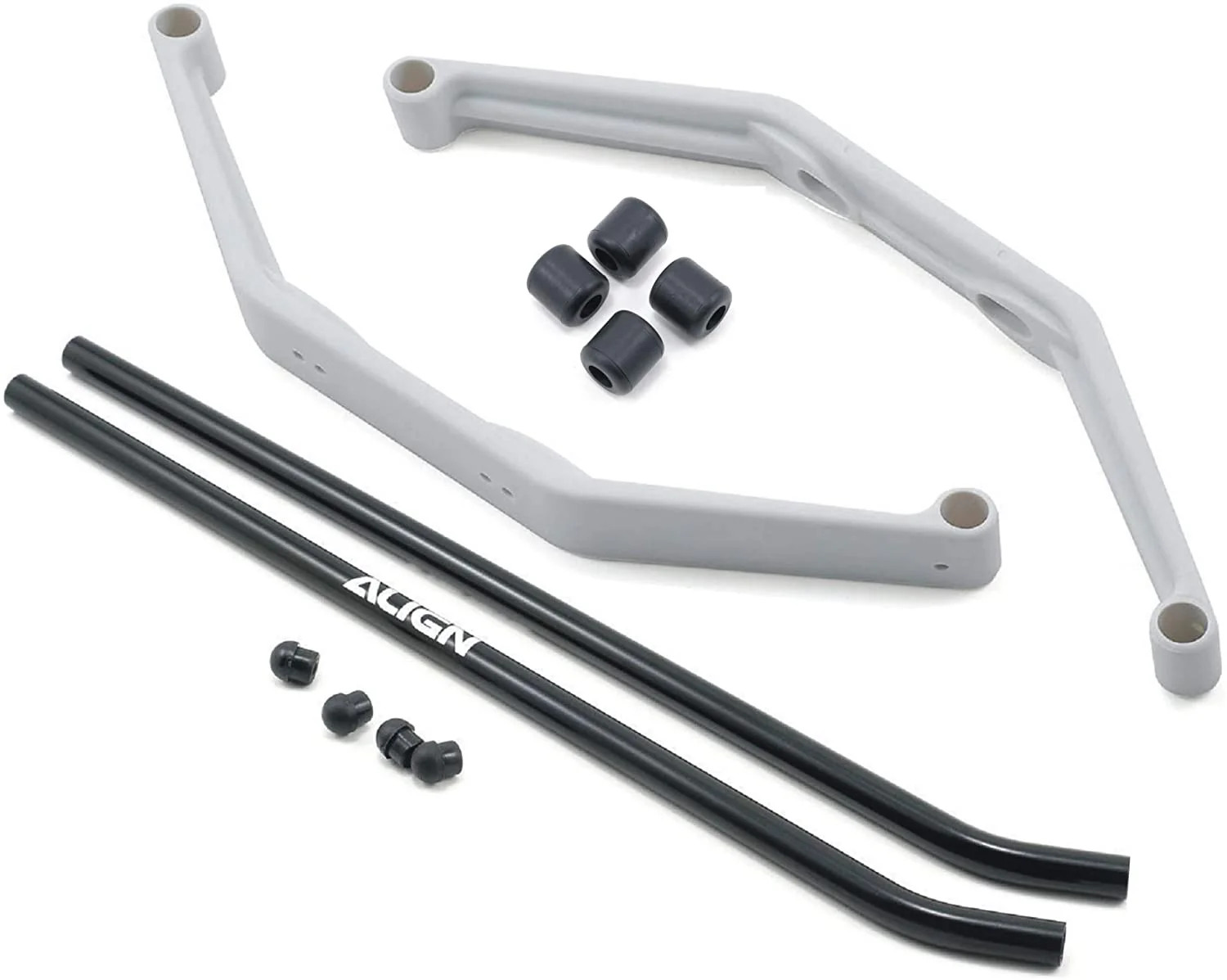 Align/T-Rex Helicopters 550L,600E Pro DFC (WHITE)Complete Landing Skid