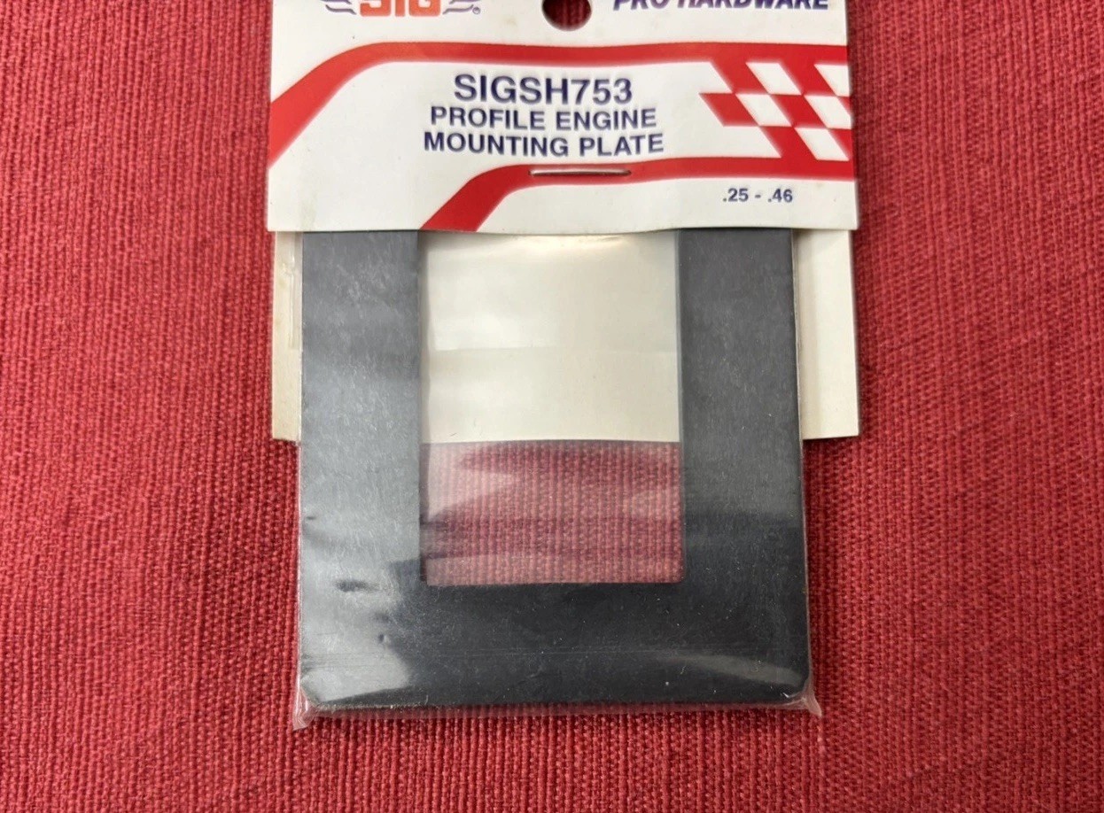 (2) Original SIG UC RC Airplane Profile Engine Mounting Plate 25-46 SH-753
