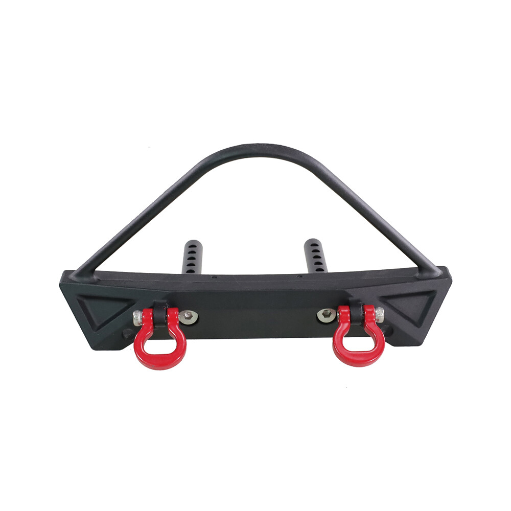 For MN 1/12 MN128 Front Bumper Crash Belt Winch Hole RC Car Protect Bumper