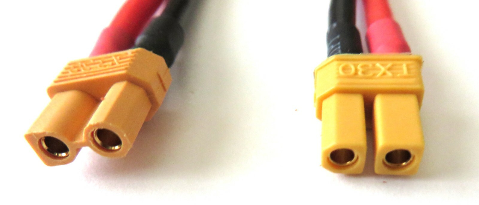 2 Pk XT30 Female Pig Tail 3″, 6″ 12″ Length Wire 18,16 14 12 AWG