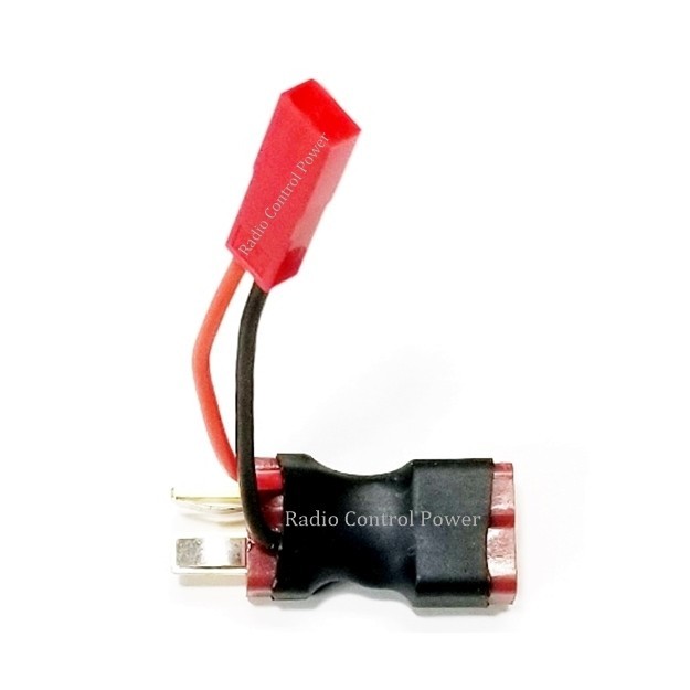 RCP-JRJST Deans Power Tap Connector to JST Female Deans Male to Deans Female