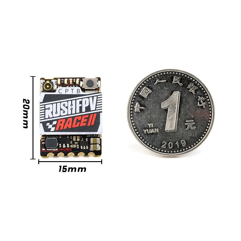 RUSHFPV RUSH TANK RACE 2 RACE II 5.8G 48CH PitMode 25mW 100mW 200mW Max Adjustab