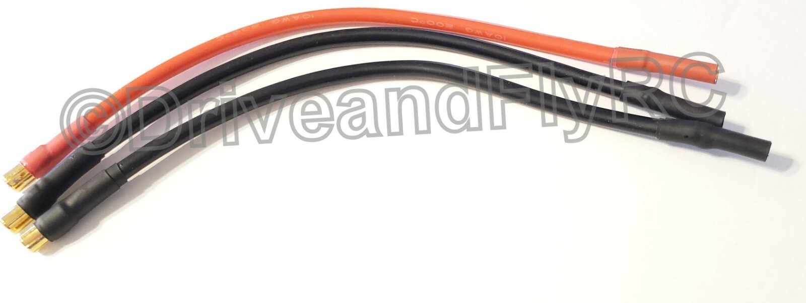 4mm Female to 6.5mm Male 10 AWG Silicon Wire Castle Mambo ESC Extension 8 Inches