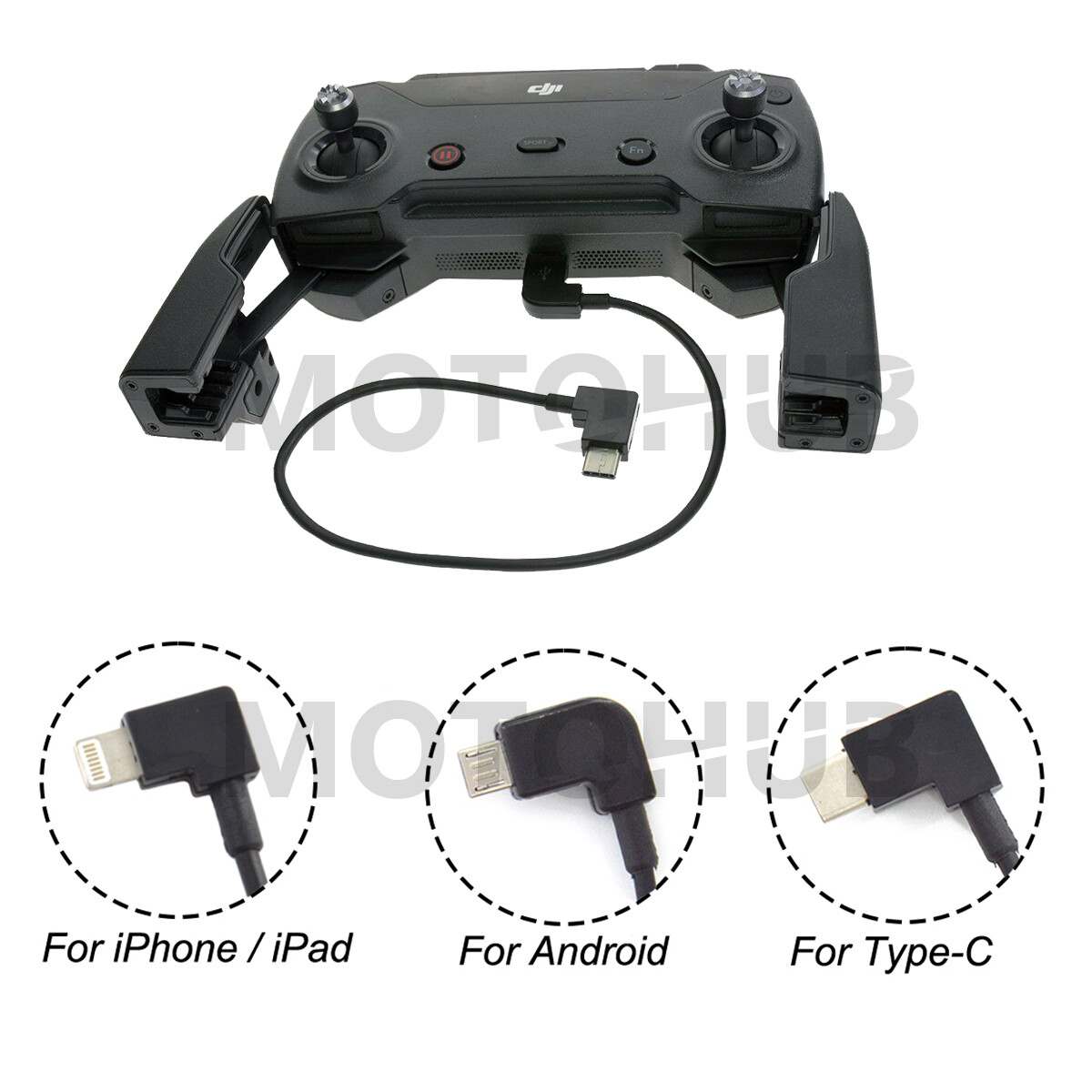 OTG Micro USB Cable 90° Data Transfer for DJI Mavic Mini 1 Drone Remote Control