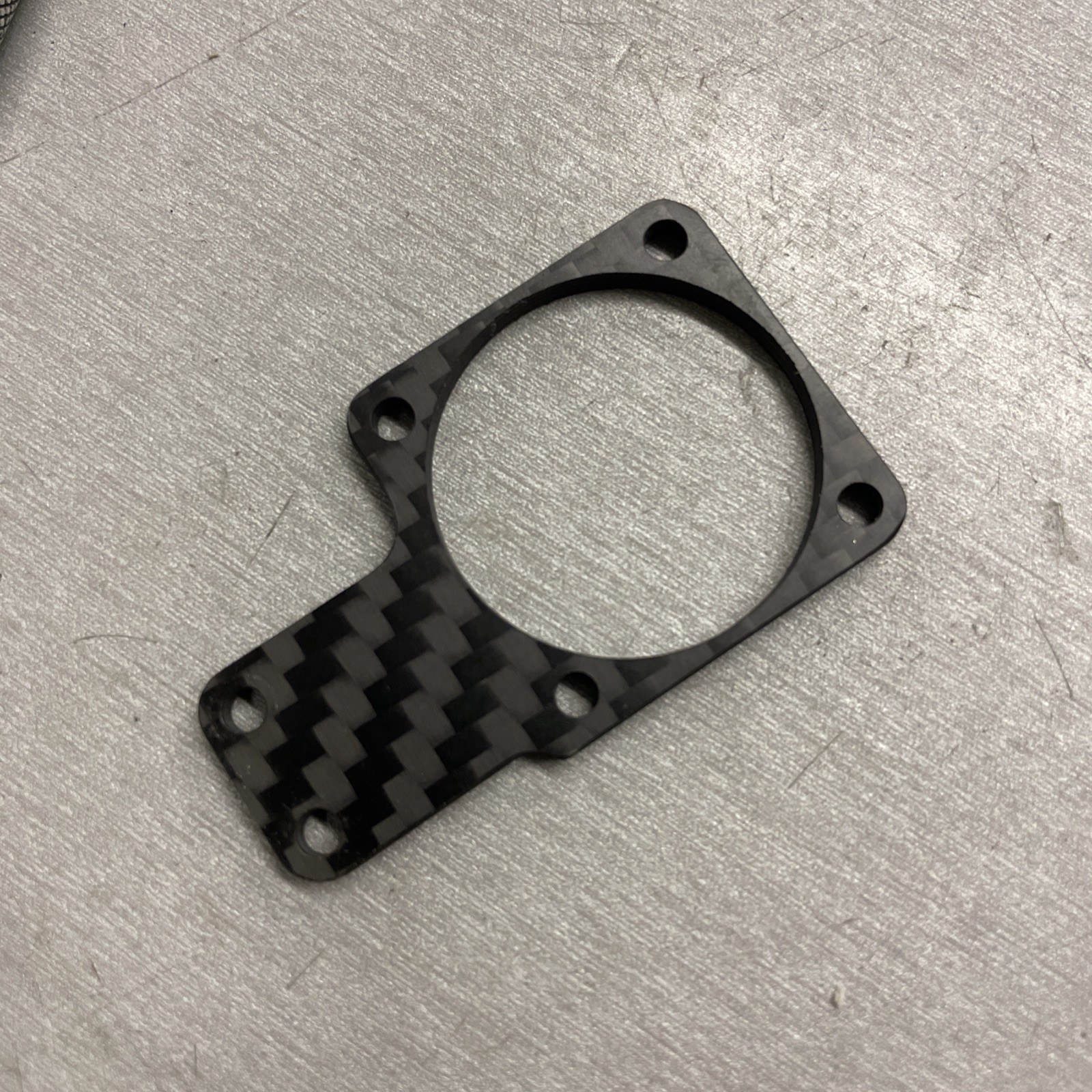 Team Associated GT Electric Fan Mount For Electric Conversion Carbon fiber