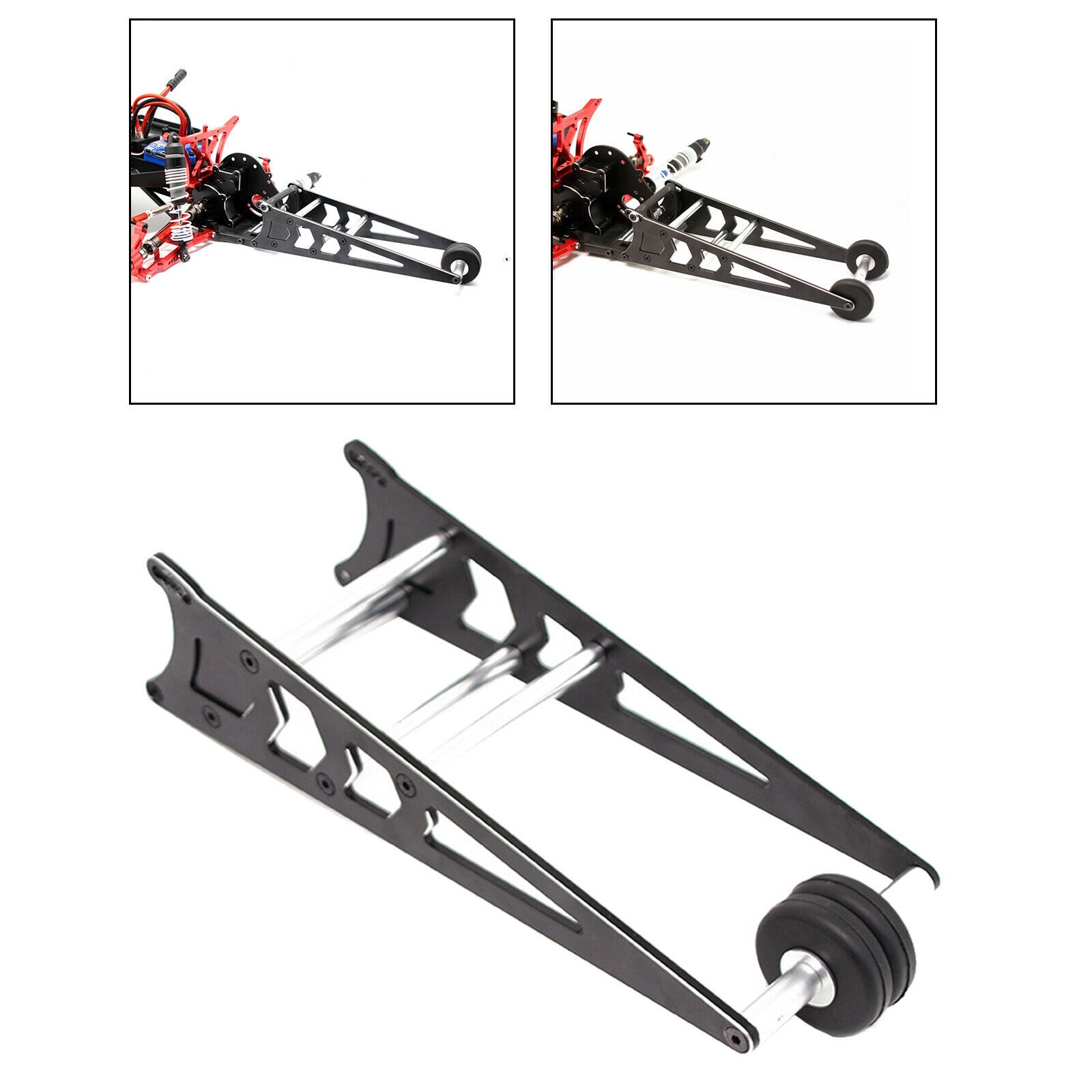 1:10 Tail Wheel Head-up Wheelie Bar For Traxxas Slash 2WD LCG Rustler Bandit D