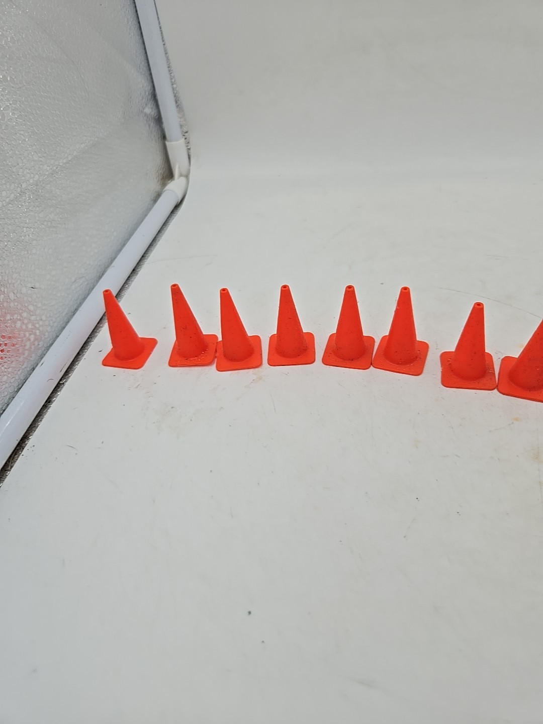 12 1 1/2 inch Orange Cones for RC Racing Traffic Cones