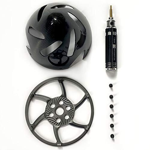 XOAR 82mm 2-Blade Carbon Fiber Spinner for Electric RC Fixed-Wing Model Airplane