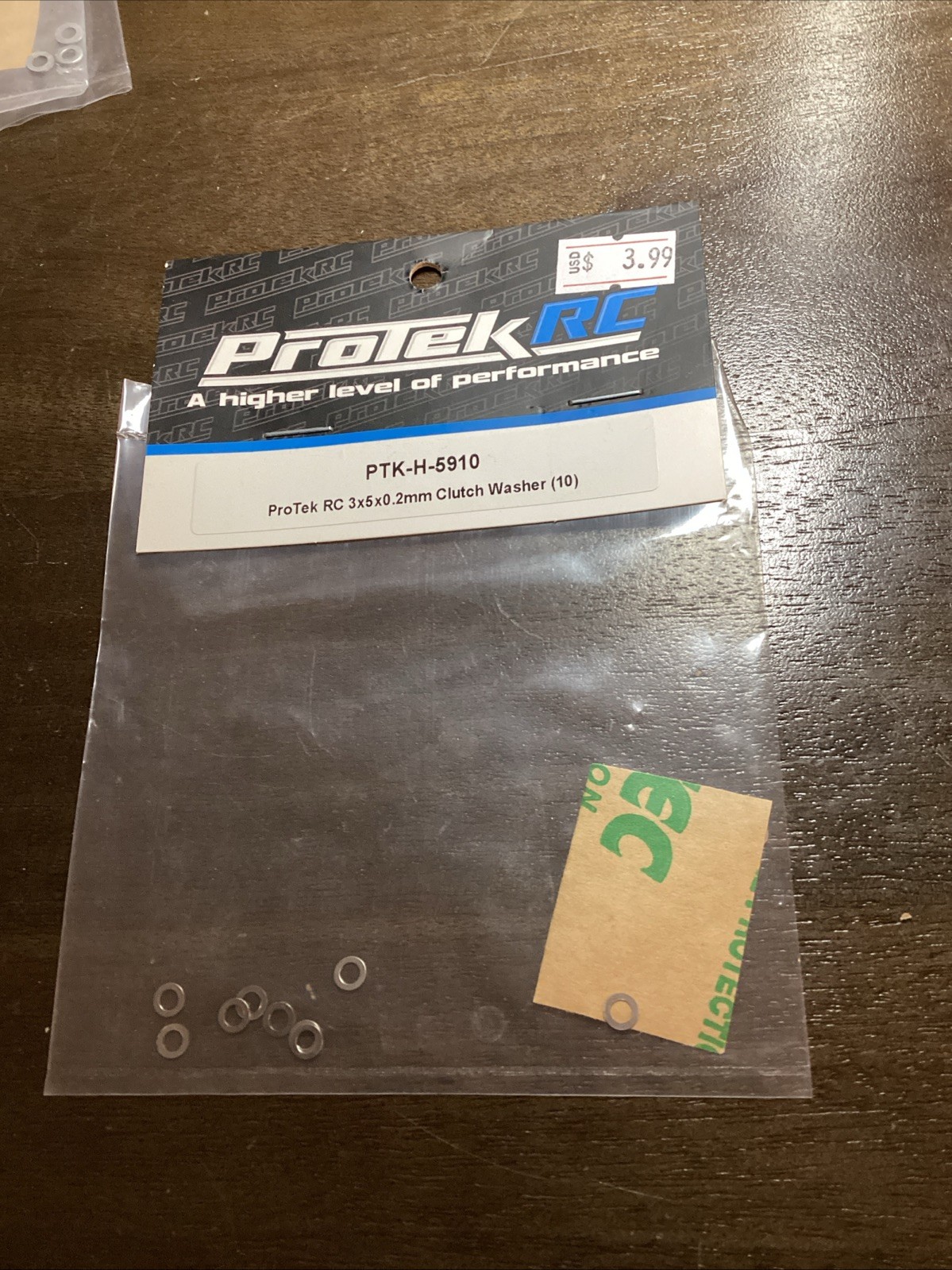 ProTek RC 3x5x0.2mm Clutch Washer (10) [PTK-H-5910]