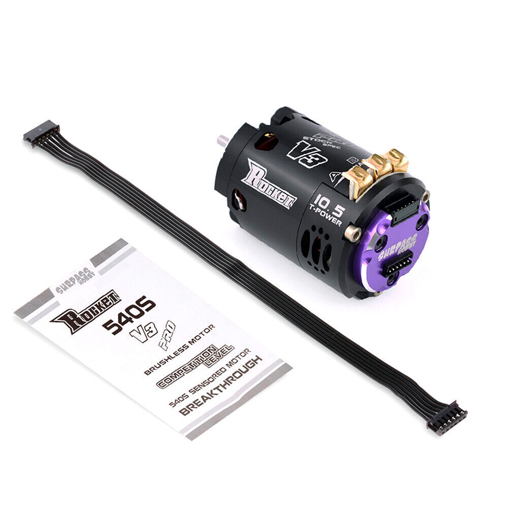 Surpass Hobby Rocket 540 Brushless Motor For Modified Competition 1/10 1/12 Car