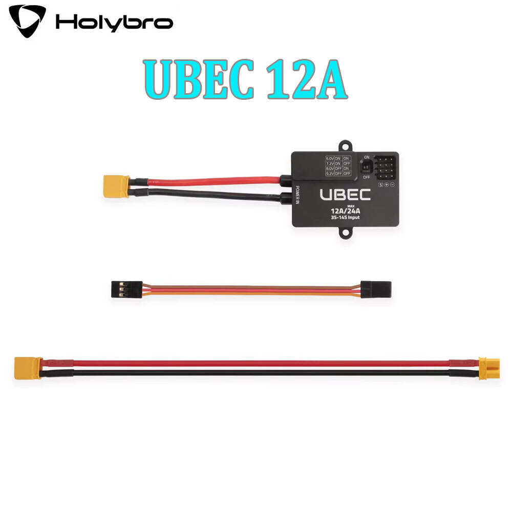 HolyBro UBEC 12A XT30 DC-DC Regulator Chip 4 Channel Parallel Header Pin Outputs