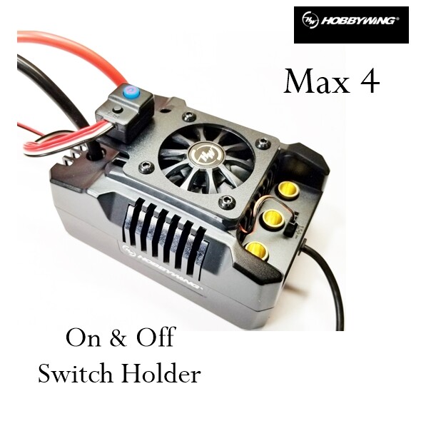 RCP Xtreme Cool ESC On & Off Switch Plates Aluminum or PC