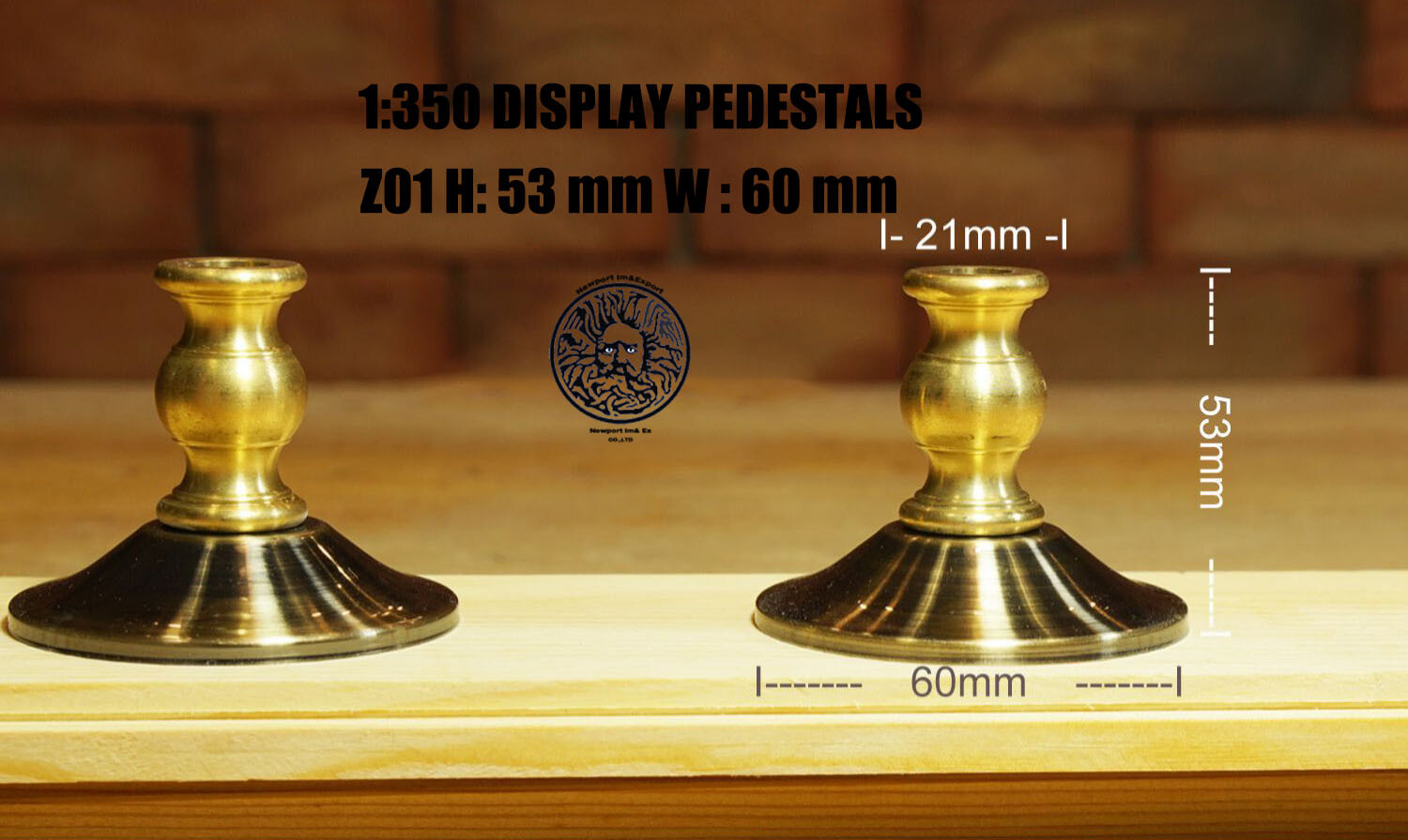 Brass Stand 1:350/700/2000 Various Size Ship Metal Display Stand Pedestals