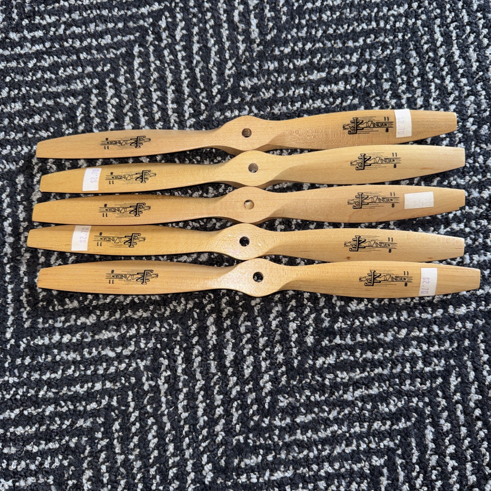 Brand New Zinger 11×8 Wood Propeller Lot Of 5