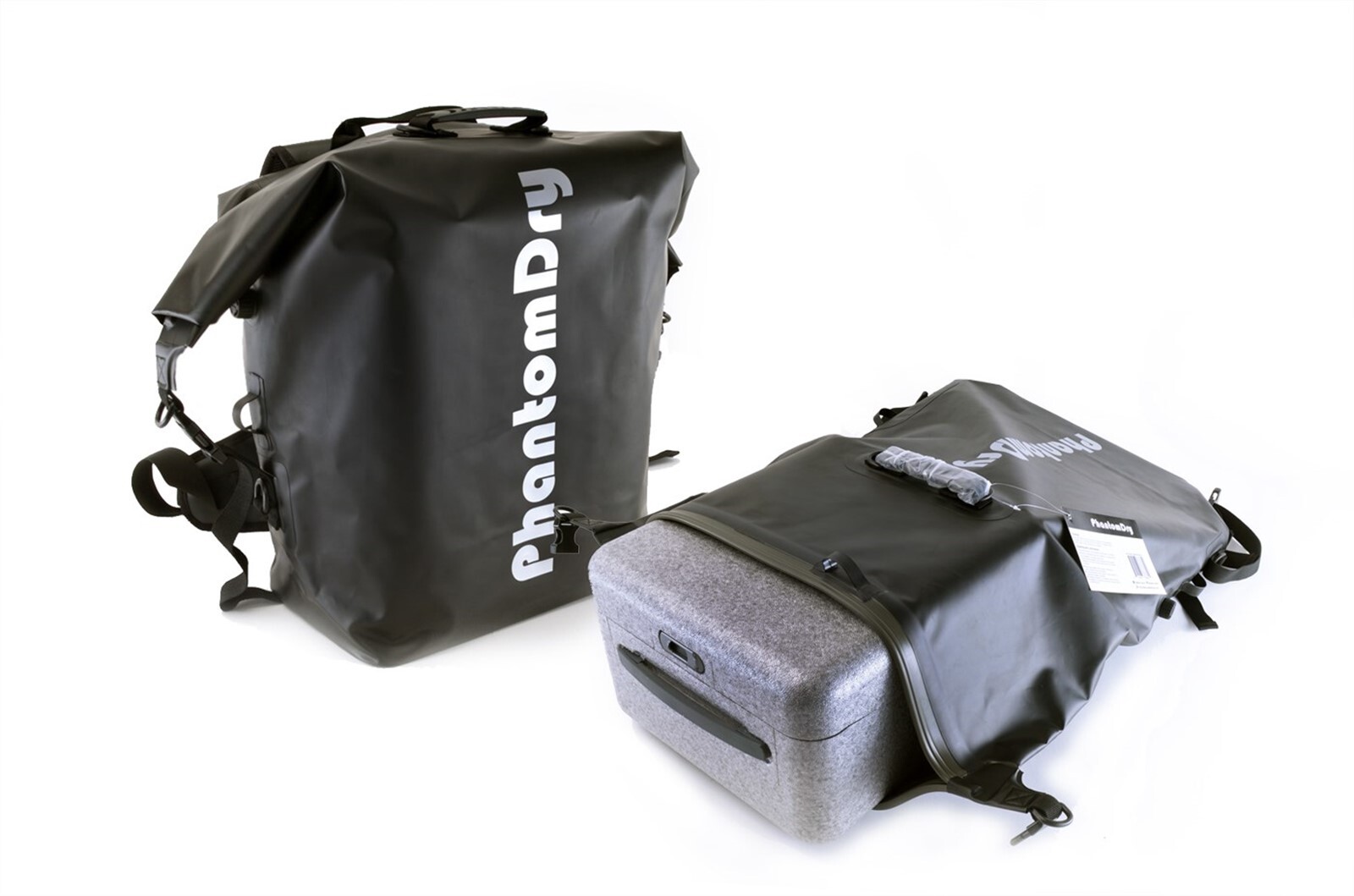 Bestem Waterproof Heavy Duty Dry Touring Bag for Cruisers, Universal Fit, Black