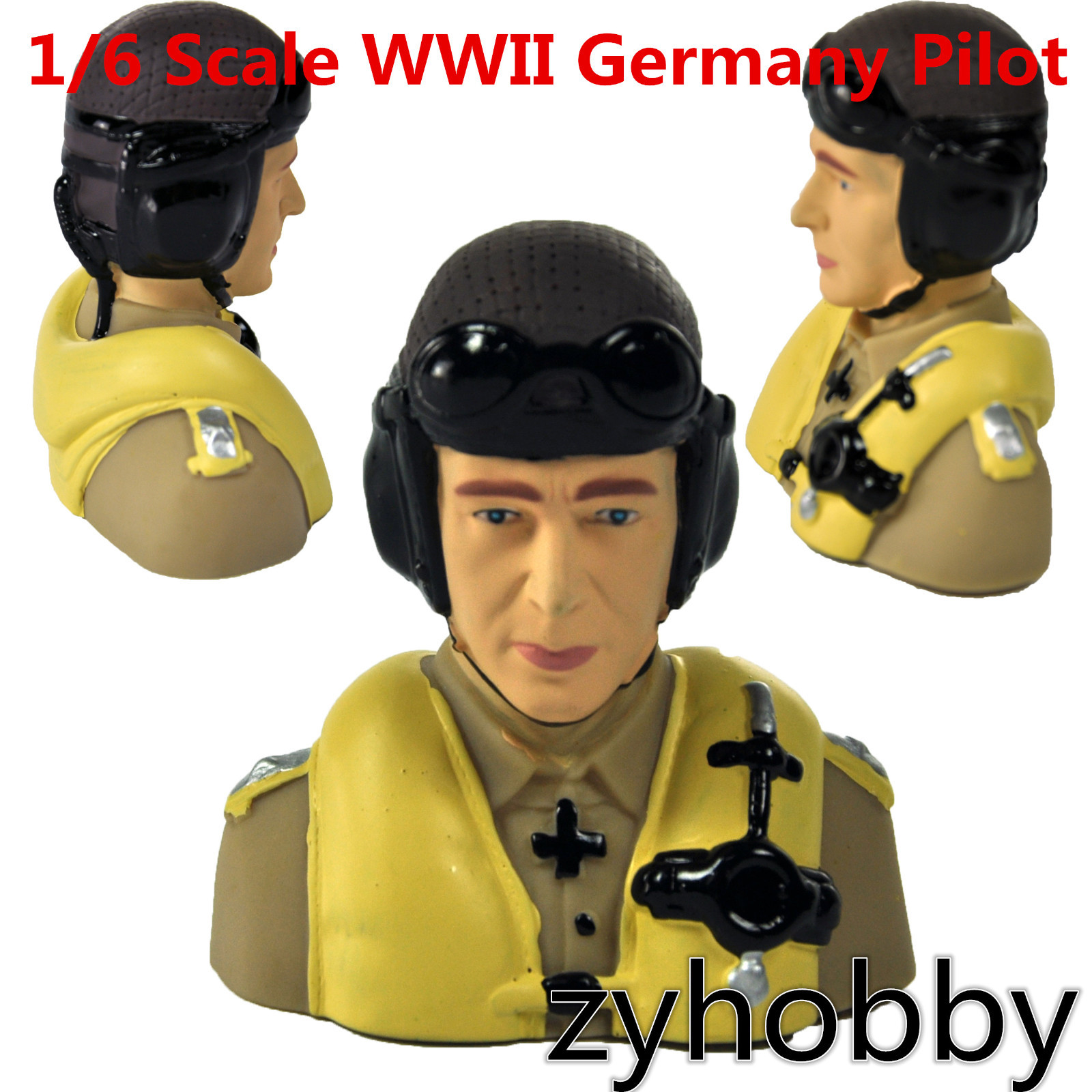 Miracle 1/6 Scale WWII Germany Pilot Figure for RC Airplane