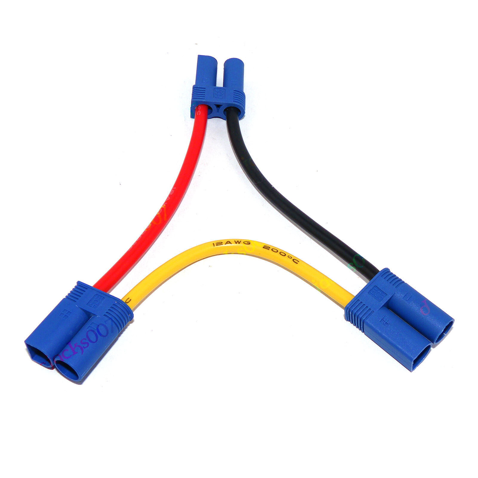 Lipo Battery Adapter EC5 IC5 to TRX Traxxas XT60 T-plug Male female 12AWG