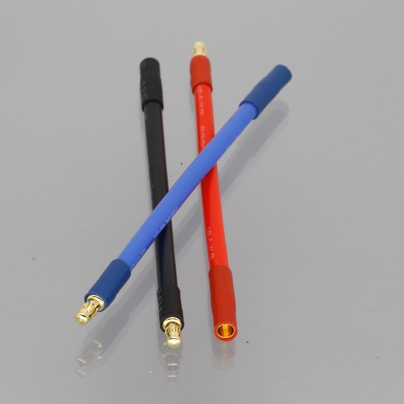 3pcs/lot RC Brushless Motor 3.5mm Bullet Male/Female 12AWG 4~20″ Extension Cable