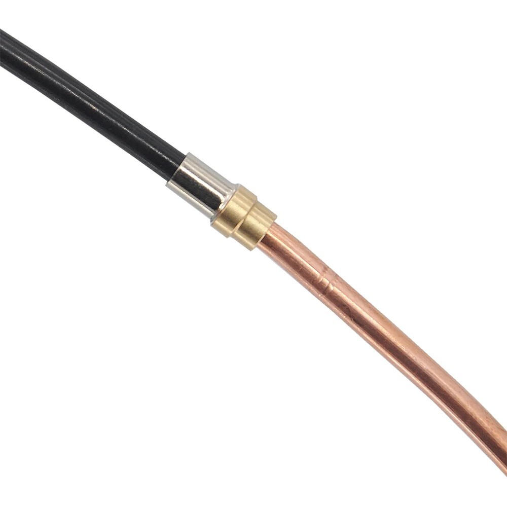 3mm Copper Pipe Solder Connector With Stainless Steel Fixing Ring For 1/14 RC